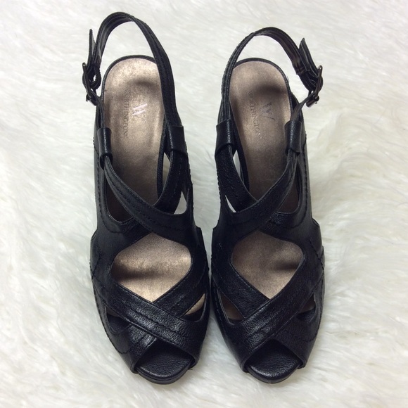 Worthington Shoes - WORTHINGTON BLACK HEELS/SANDALS/SHOES